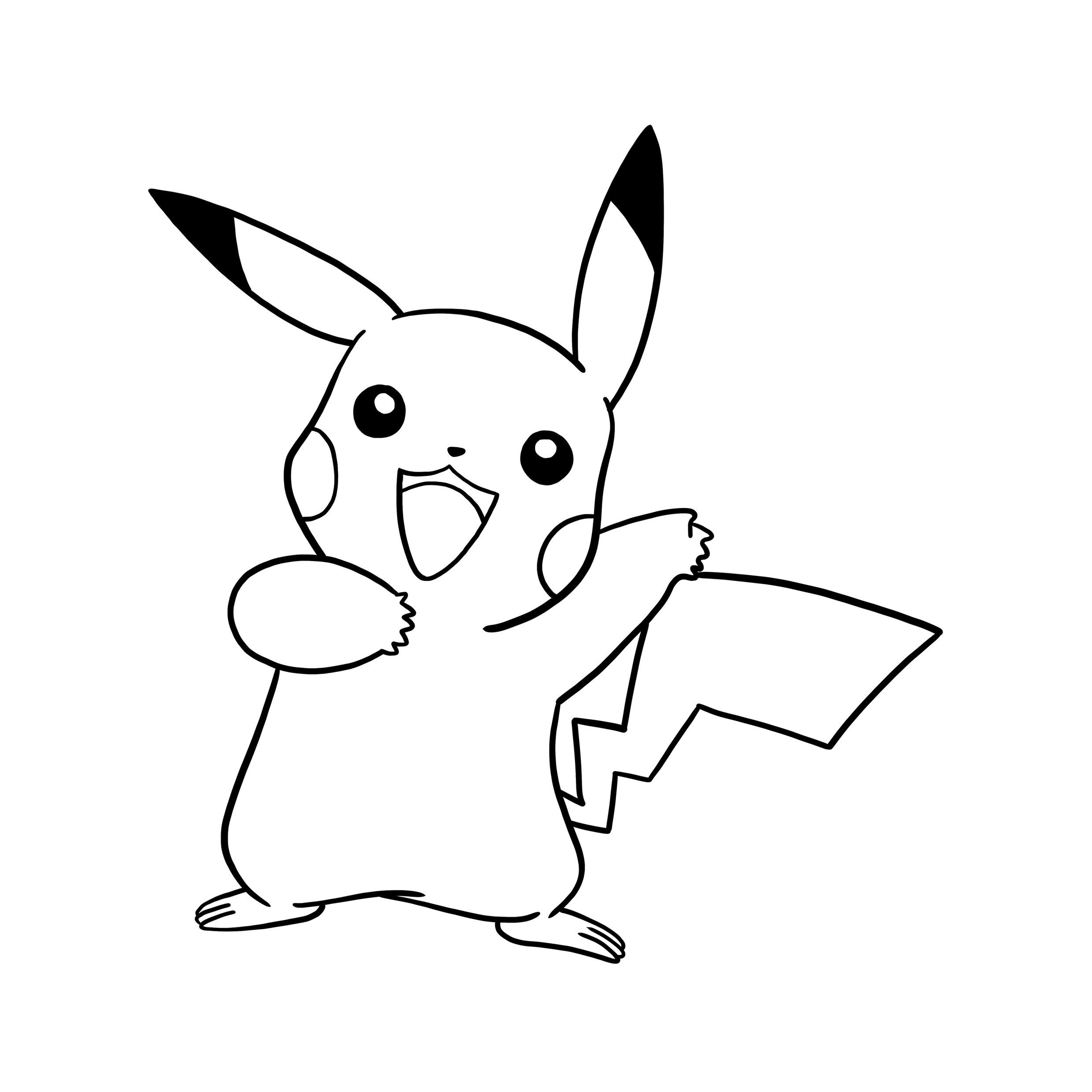Pikachu Drawings New Easy Pikachu Drawing How to Draw
