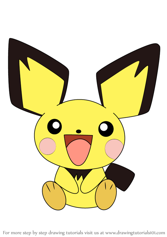 Learn How to Draw Pichu from Pokemon
