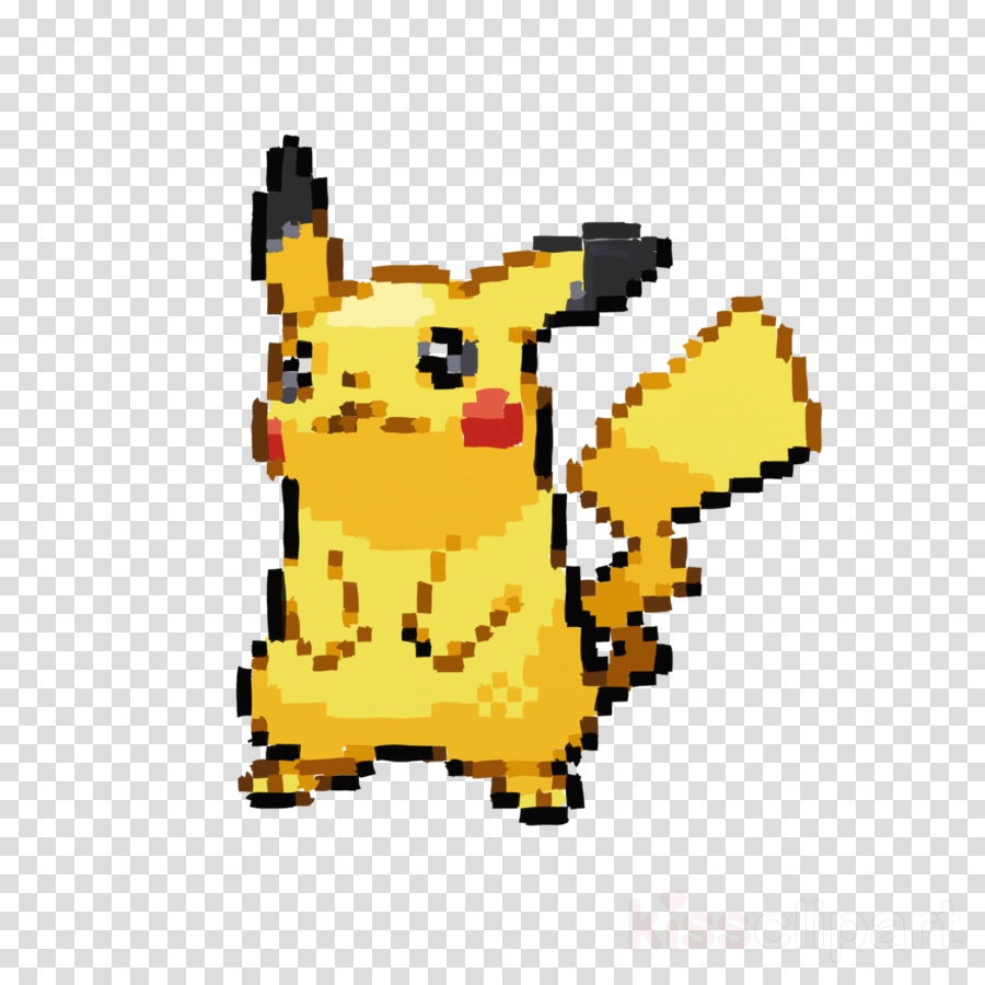 Pikachu Pixel Art clipart