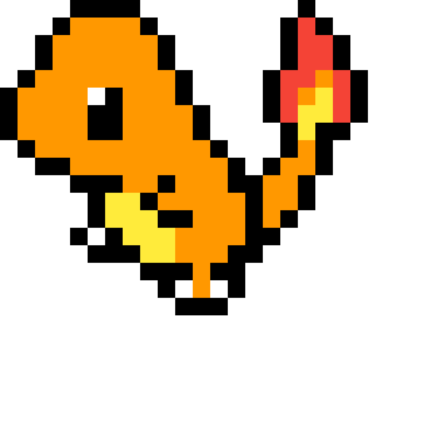 Pikachu Charmander Pixel art GIF