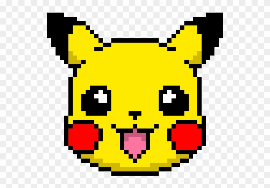 Pikachu pixel art.