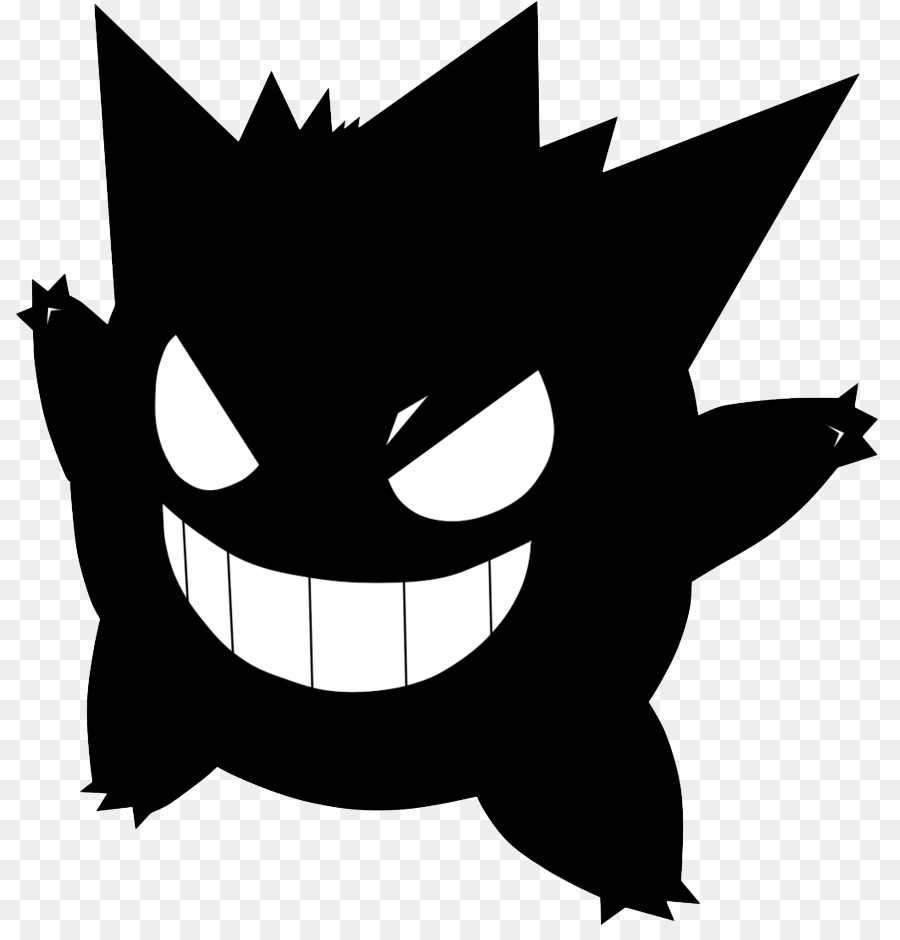 Pikachu Black And White clipart