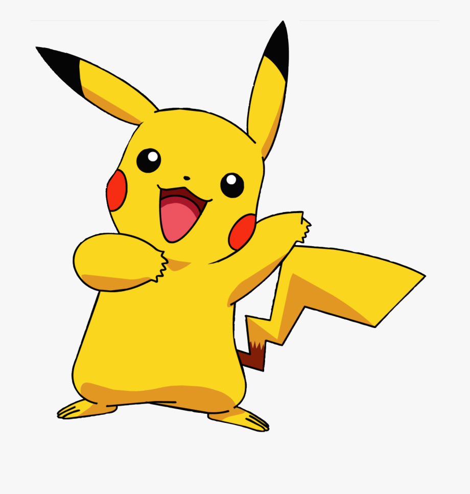Pikachu Pokemon Transparent Stick Cliparts
