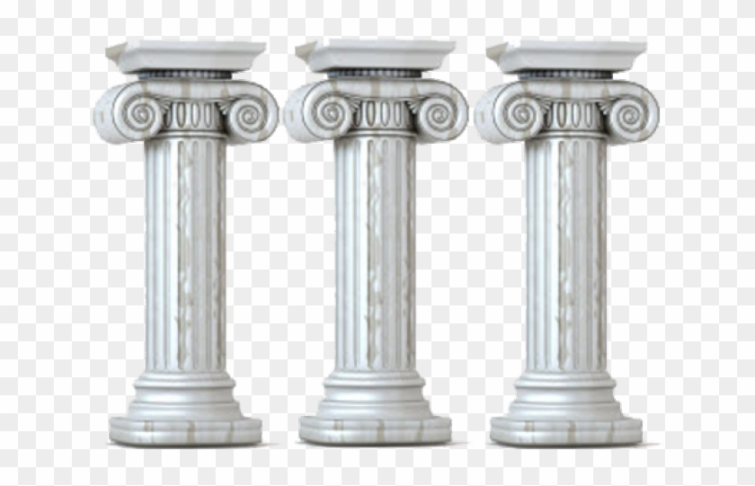 Columns Clipart Three Pillar
