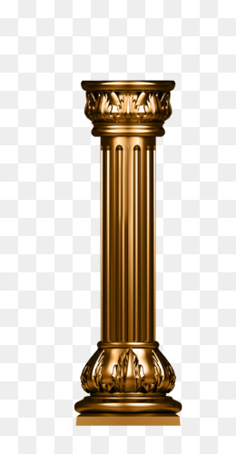 Golden Pillar PNG