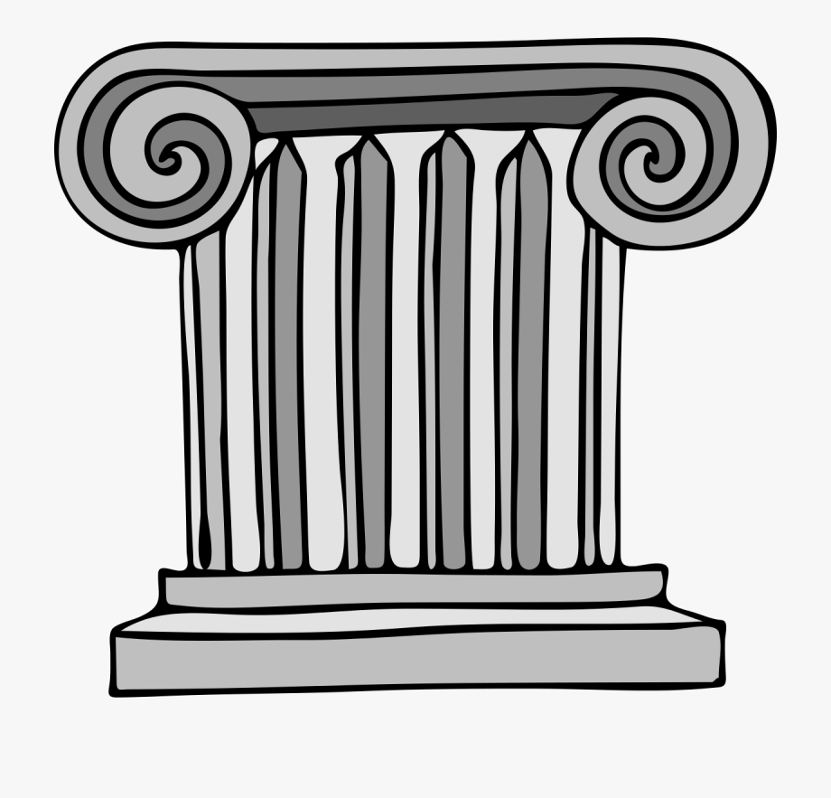 Greek roman columns.