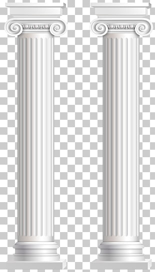 Column , Columns , two white posts PNG clipart