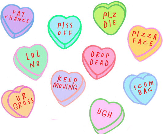 Hearts png aesthetic.