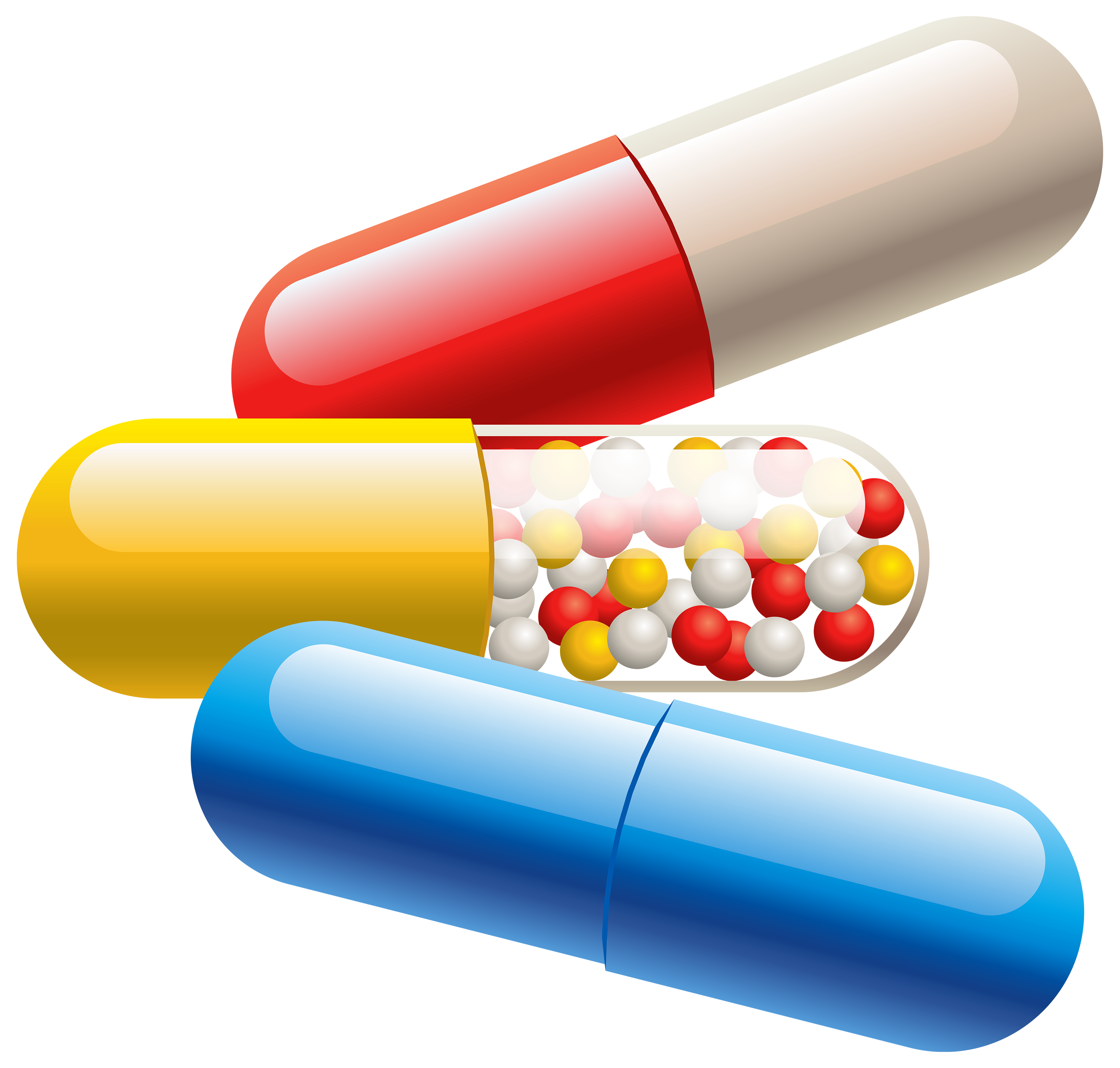 Pill Capsules PNG Clipart