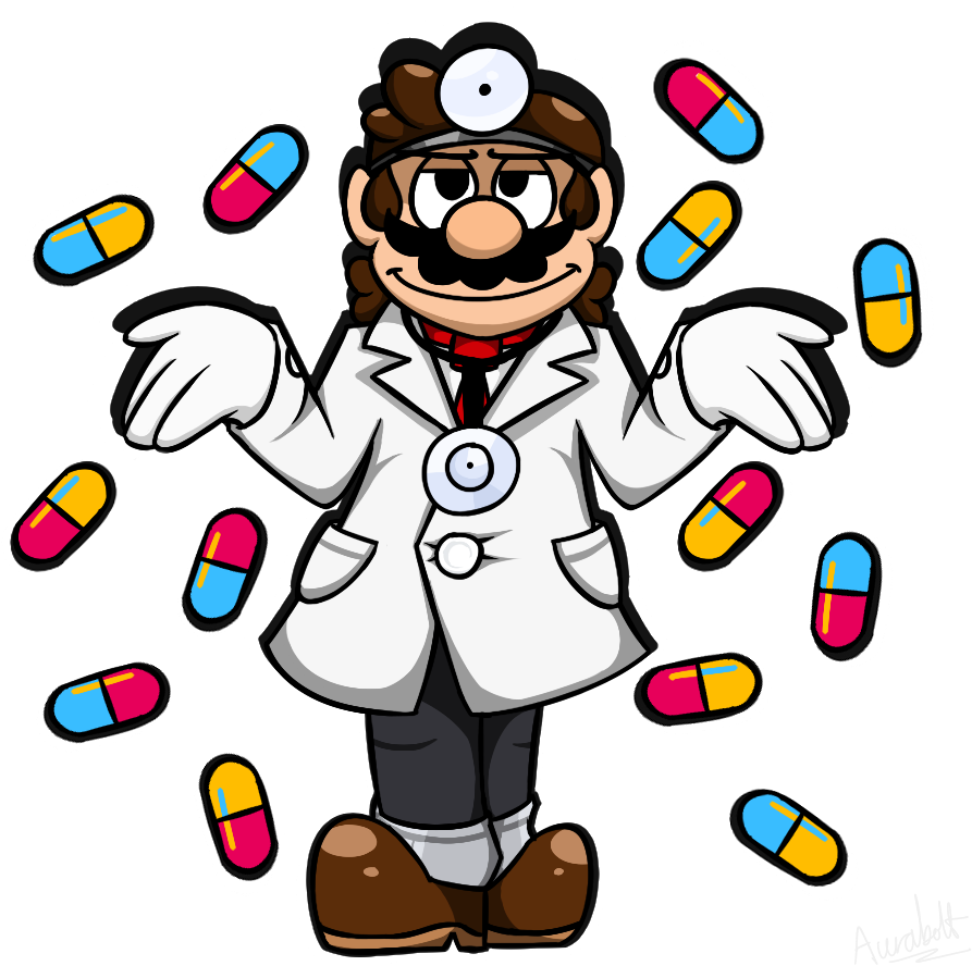 Svg Black And White Download Dr Mario S Got A Pill
