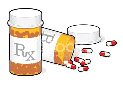 Spilled Pills stock vectors and illustrations