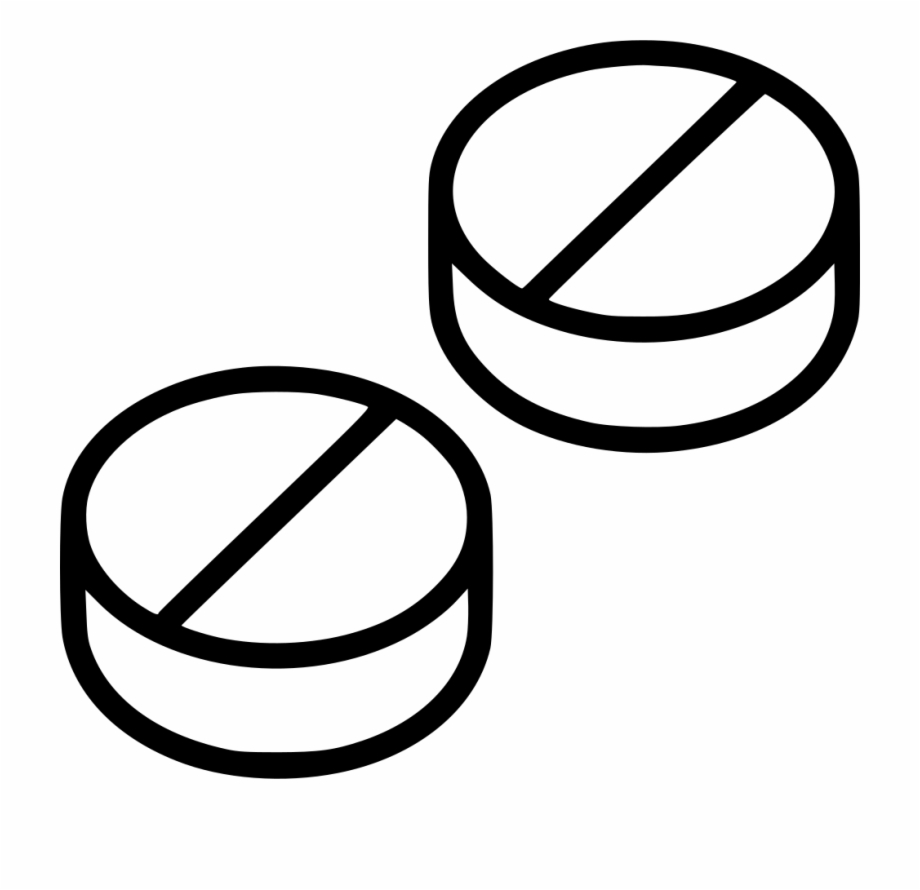 Picture Black And White Library Pill Clipart Circle