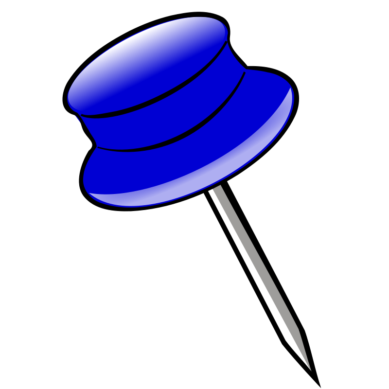 Free clipart pin.