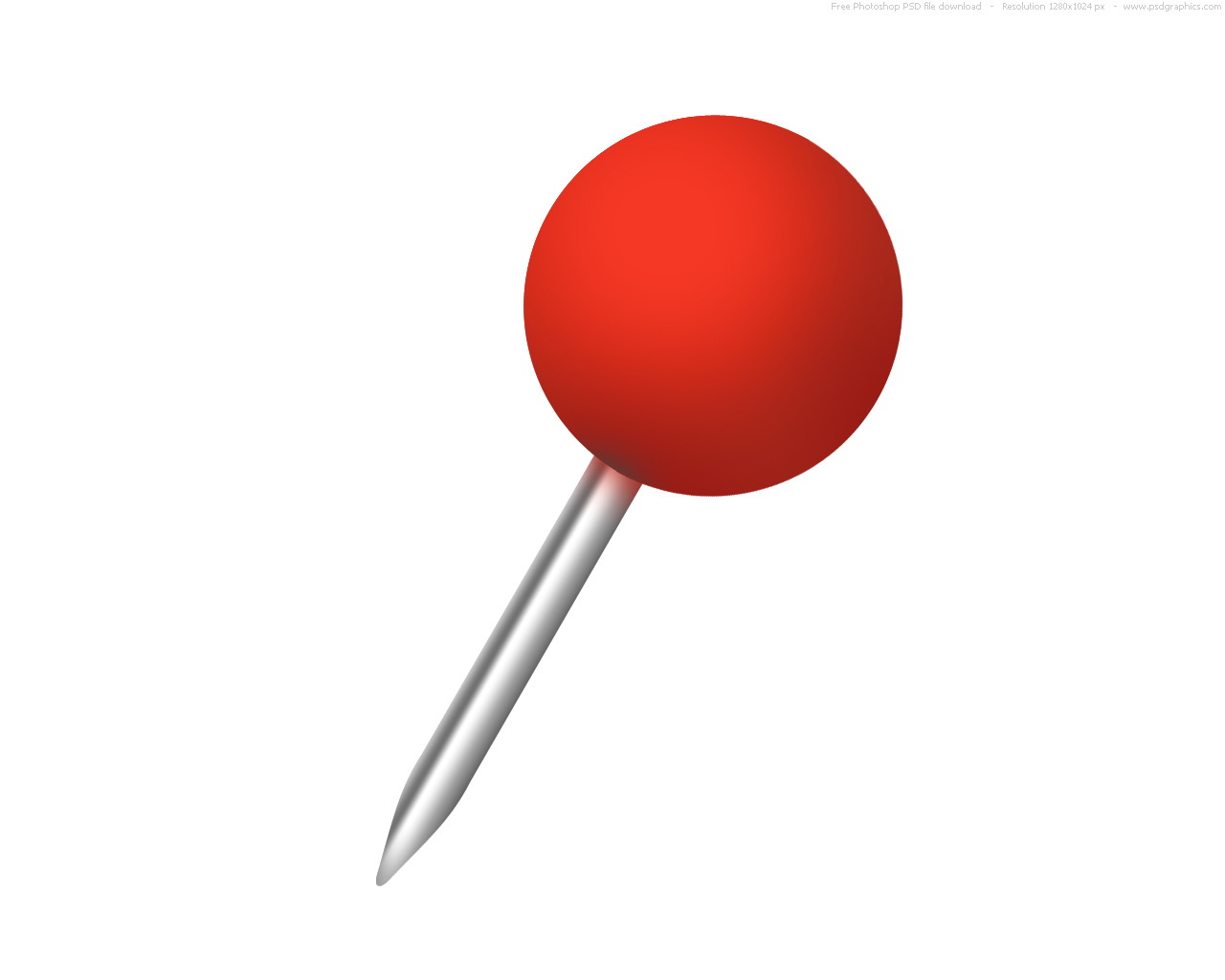 Free Red Push Pin, Download Free Clip Art, Free Clip Art on