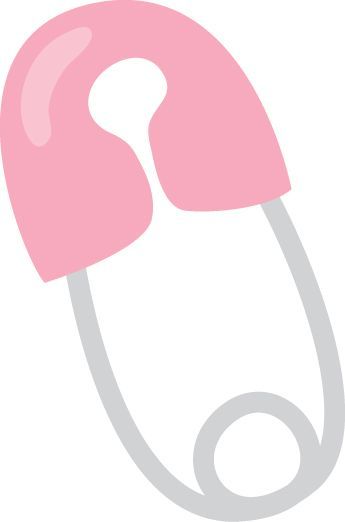 BABY SAFETY PIN CLIP ART