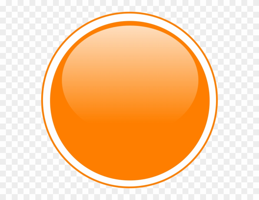 Orange Round Button Png Clipart