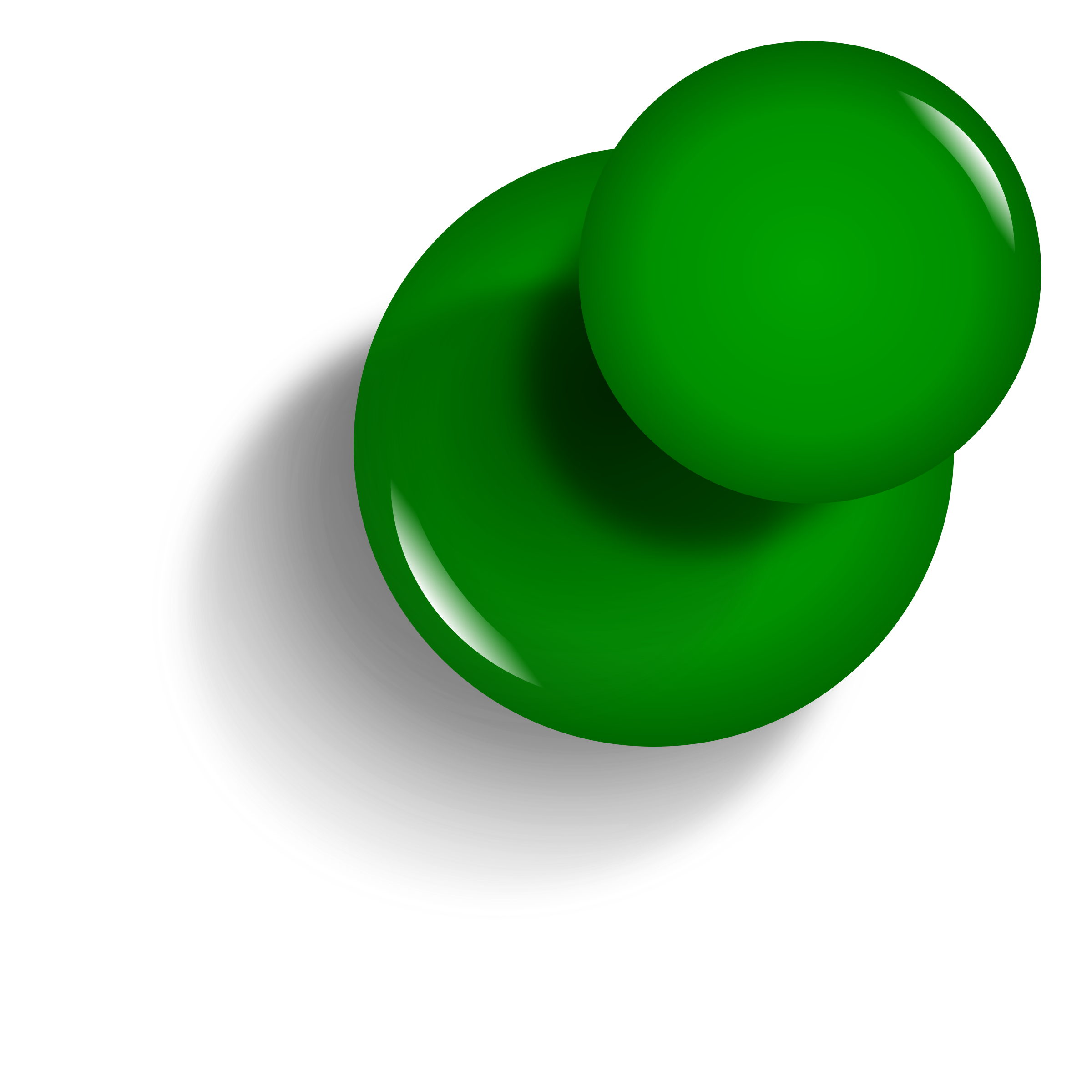 Pin clipart green.
