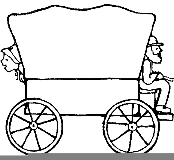 Pioneer Wagon Drawing
