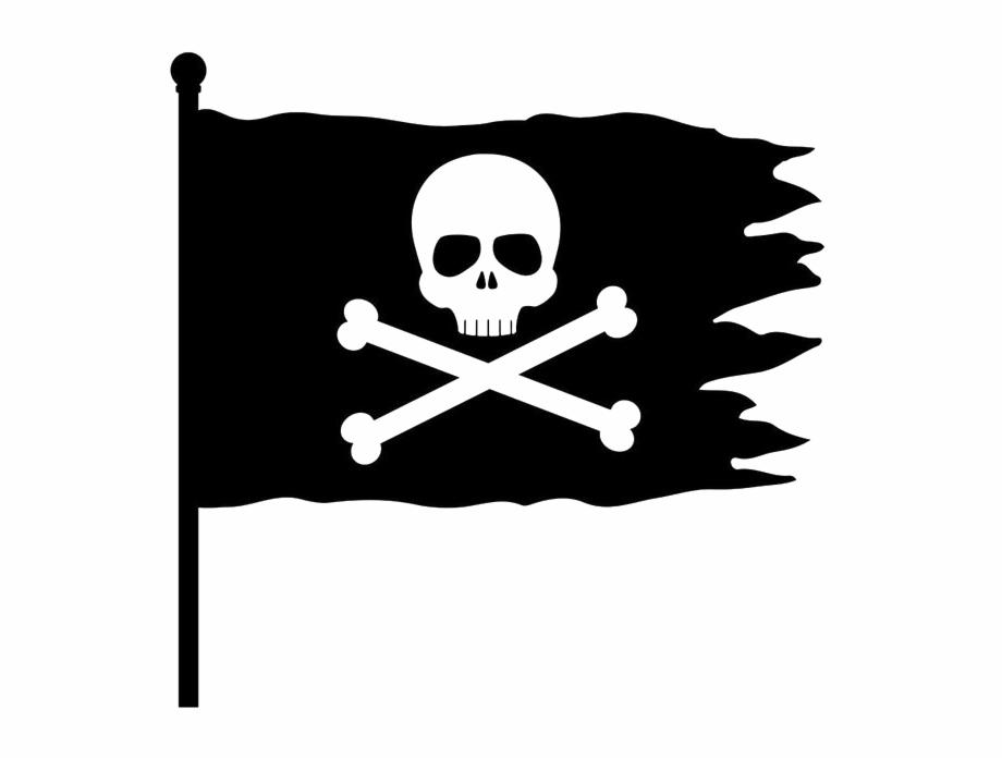 Pirate flag transparent.