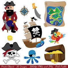 7 Best Pirate Clip Art images