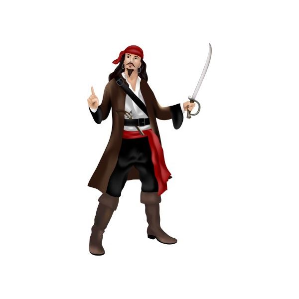Free pirate clipart.