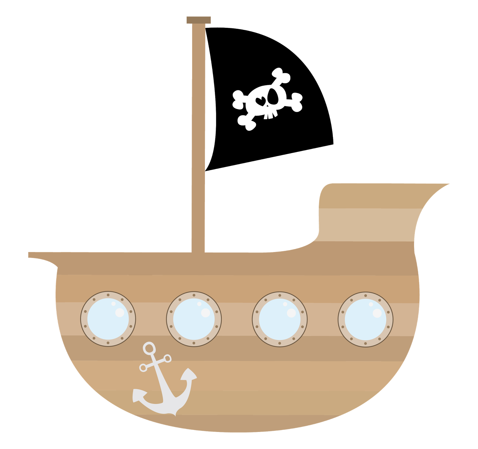 Pirate clipart pirate ship, Pirate pirate ship Transparent