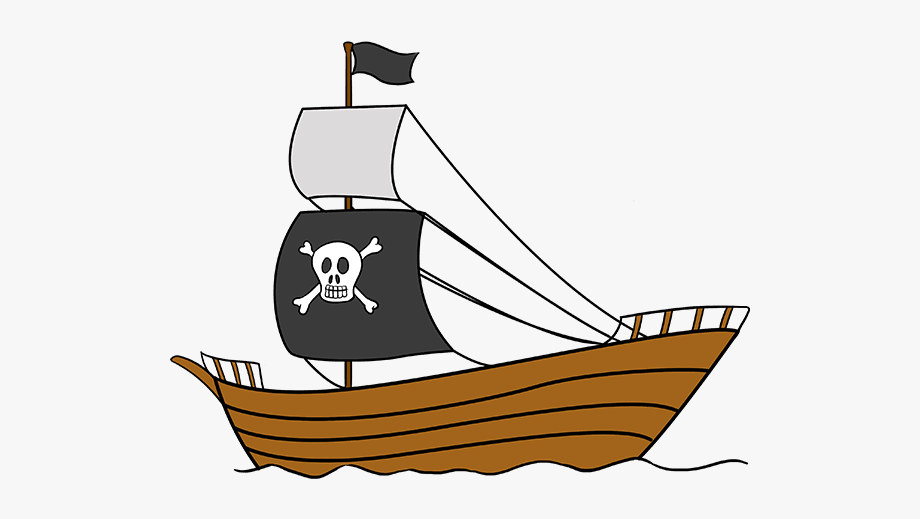 Drawing Pirates Pirate Boat