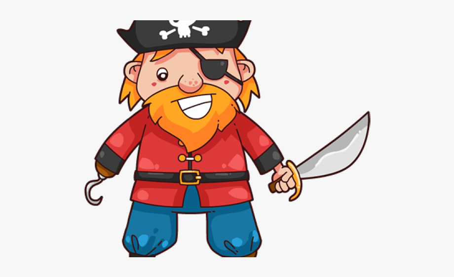 Cartoon pirate cliparts.