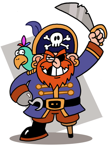 pirates clipart bad