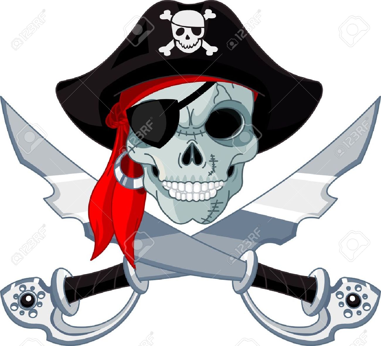 Pirates Of The Caribbean Clipart skull
