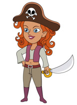 pirates clipart female