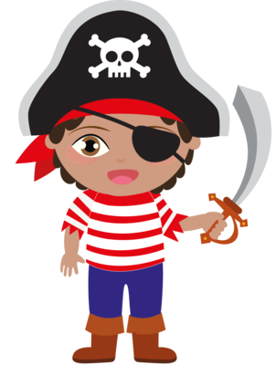 Clipart Boy Pirates, Pirate Digital Clipart, Pirate Boy