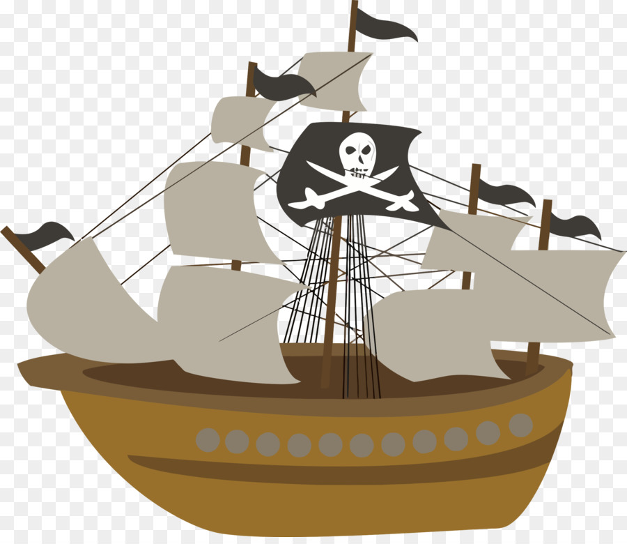 Pirate Ship Cartoon clipart