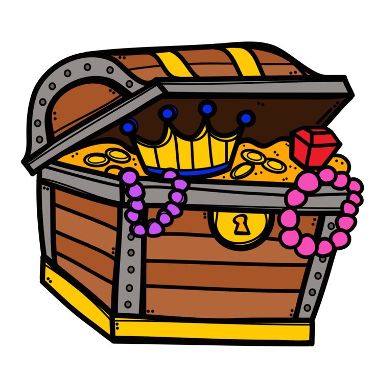 Pirate treasure chest.