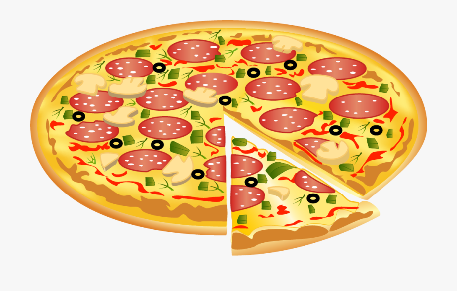Pizza Clipart Halloween Pencil And In Color Pizza