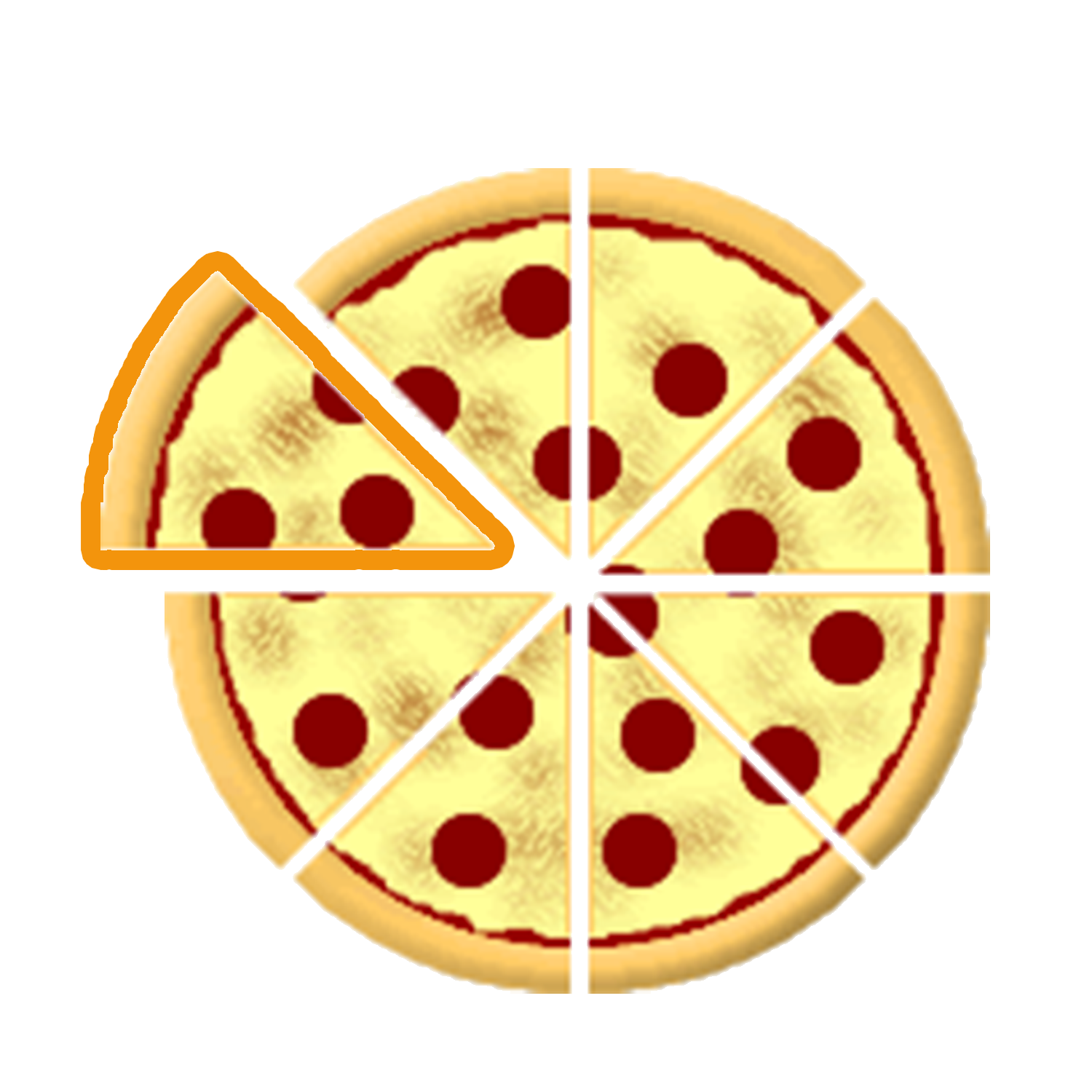 Pizza clipart pizza fraction, Pizza pizza fraction
