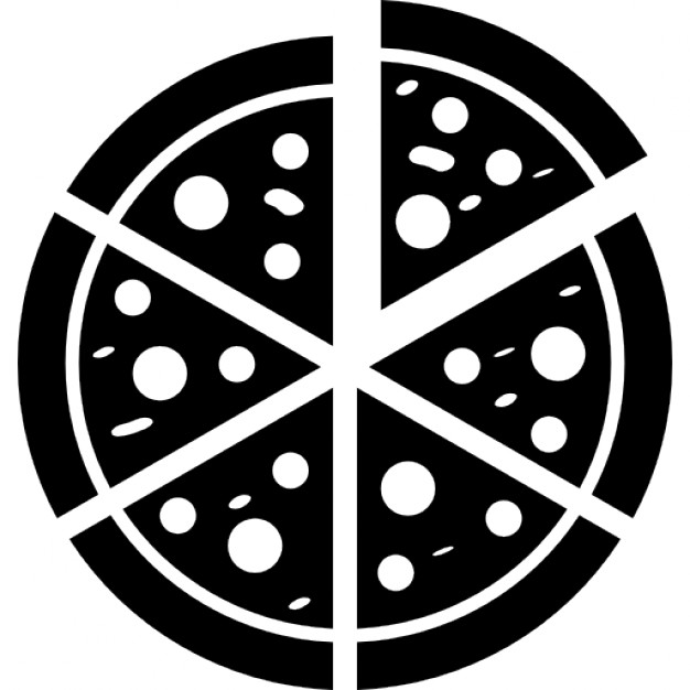 Pizza vector icon.