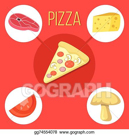 Eps illustration pizza.