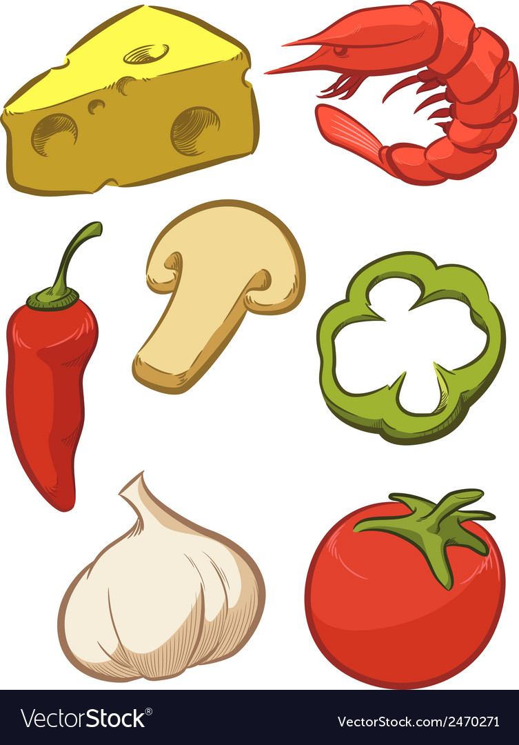pizza ingredients clipart special