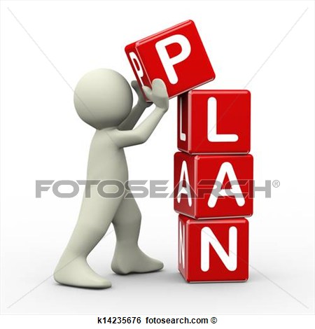 Plan of work clipart