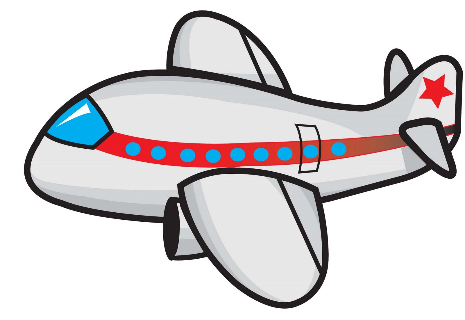 Cartoon airplane image.