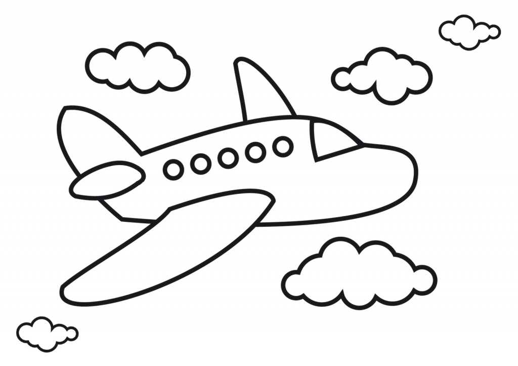 Plane drawing easy.