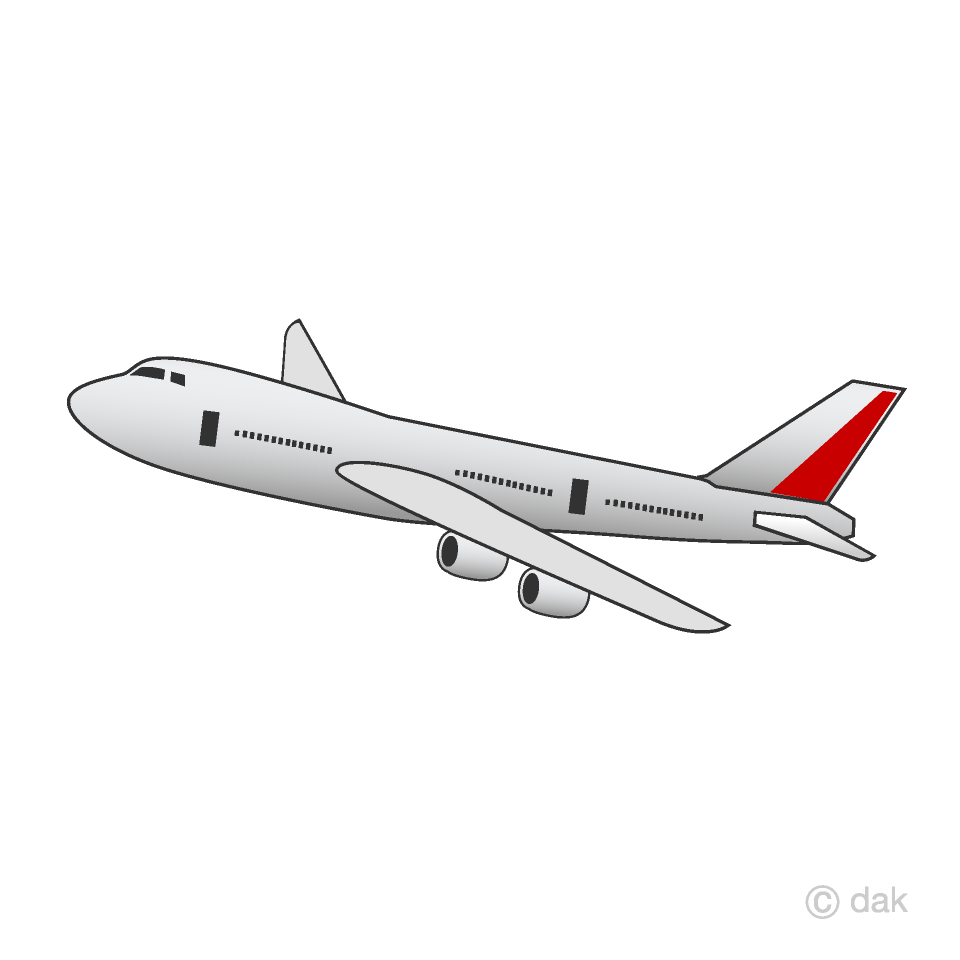 Free Flying Airplane Clipart Image