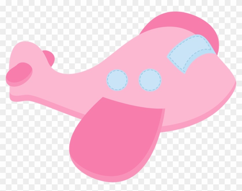 Pink airplane clipart.