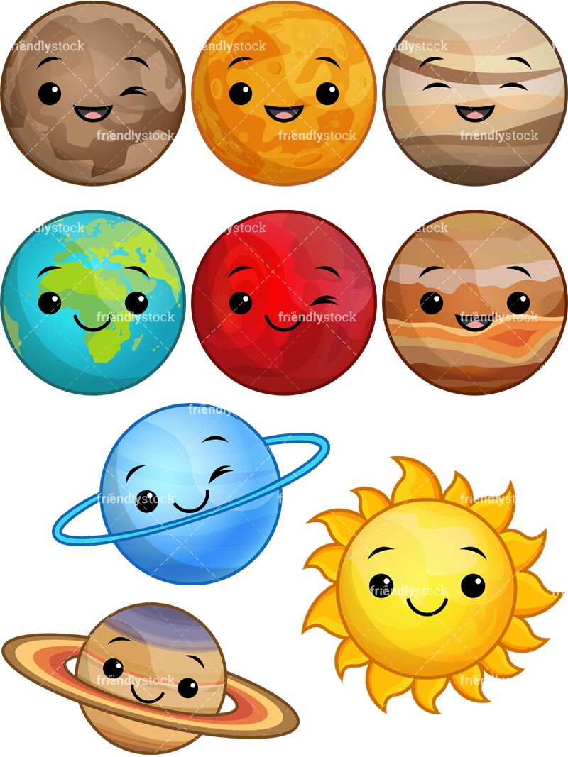 Kawaii solar system.