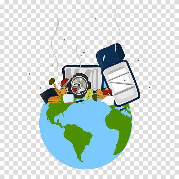planet earth clipart polluted