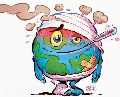planet earth clipart sick