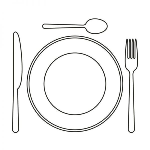 Plate Clipart Black and other clipart images on Cliparts pub™