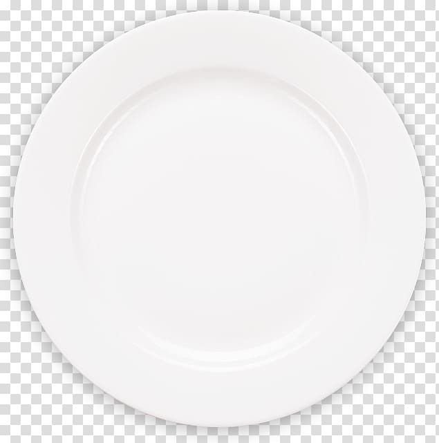 Round white ceramic plate, Platter Plate Tableware, Plate