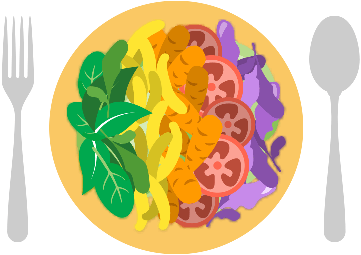 Dish clipart colorful plate, Dish colorful plate Transparent